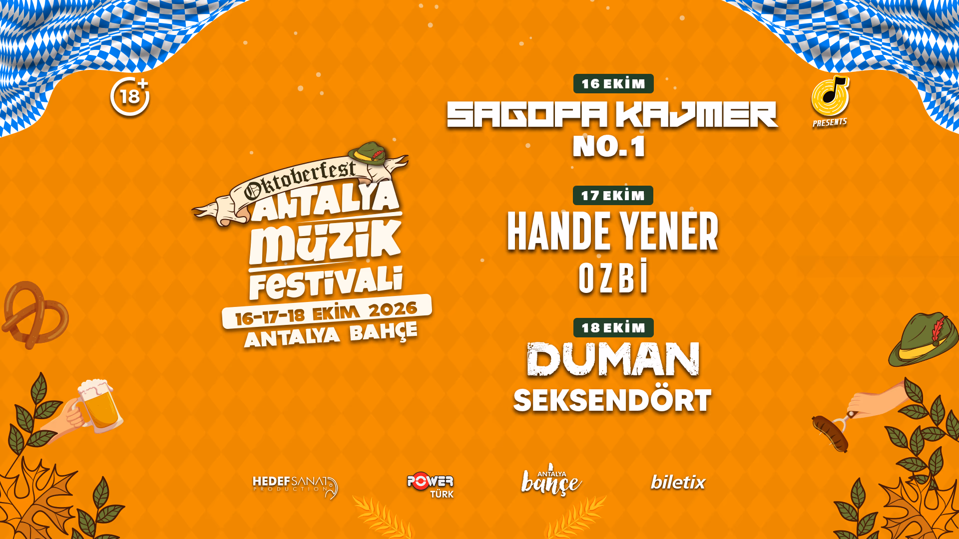 Oktoberfest X Antalya Müzik Festivali - 1.Gün (Sagopa Kajmer - No.1)
