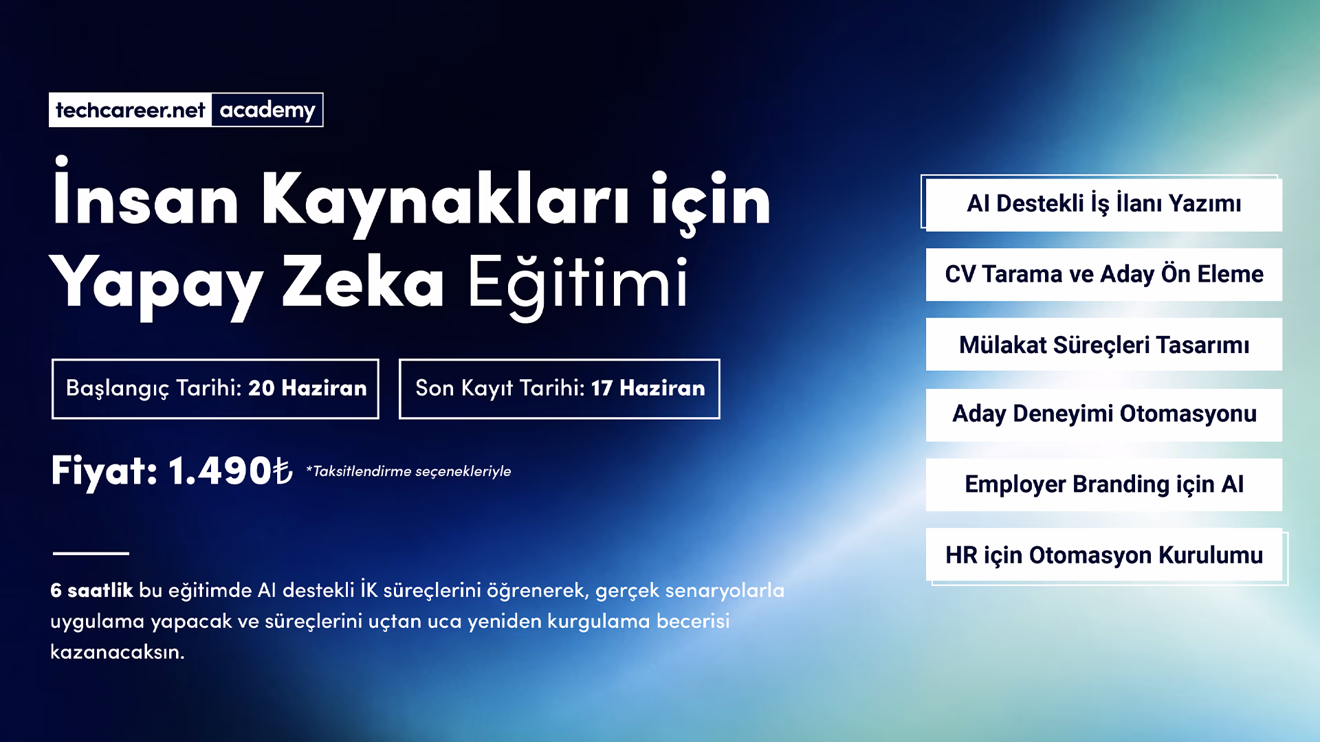 İnsan Kaynakları İçin Yapay Zeka Eğitimi card