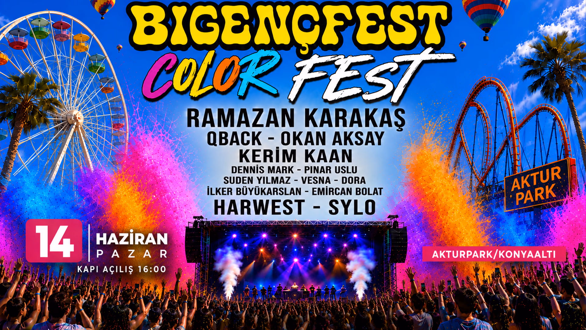 Bigenfest Color Fest Antalya 2026