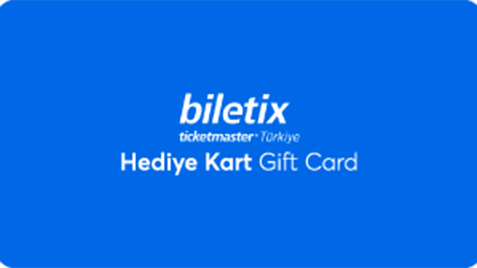 Biletix Hediye Kart card